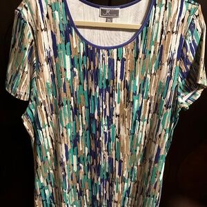 JM Collection short sleeve lightweight sweater